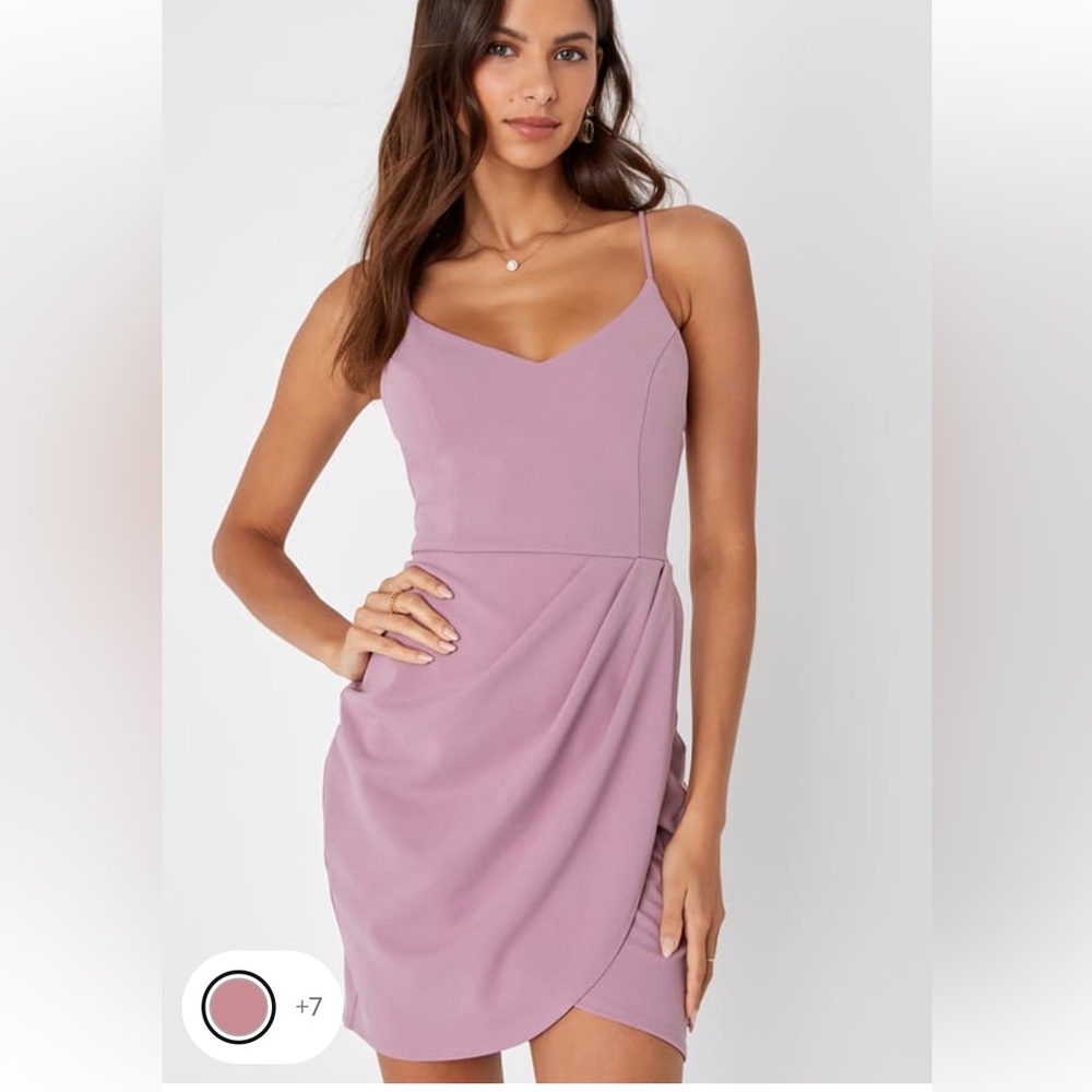 Lulus Mauve Cocktail dress